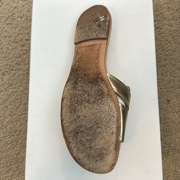 Dior Flat Or 30 Montaigne Slide - Picture 17 of 17